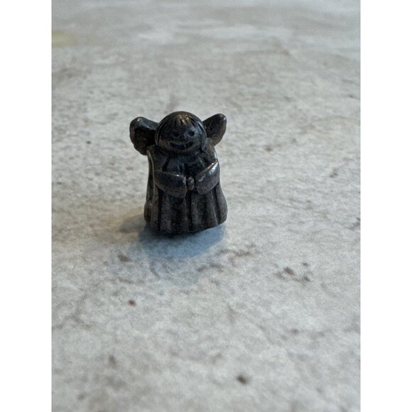 Pandora 925 Sterling Silver Angel of Hope Retired Charm Bead Patina - Picture 1 of 6